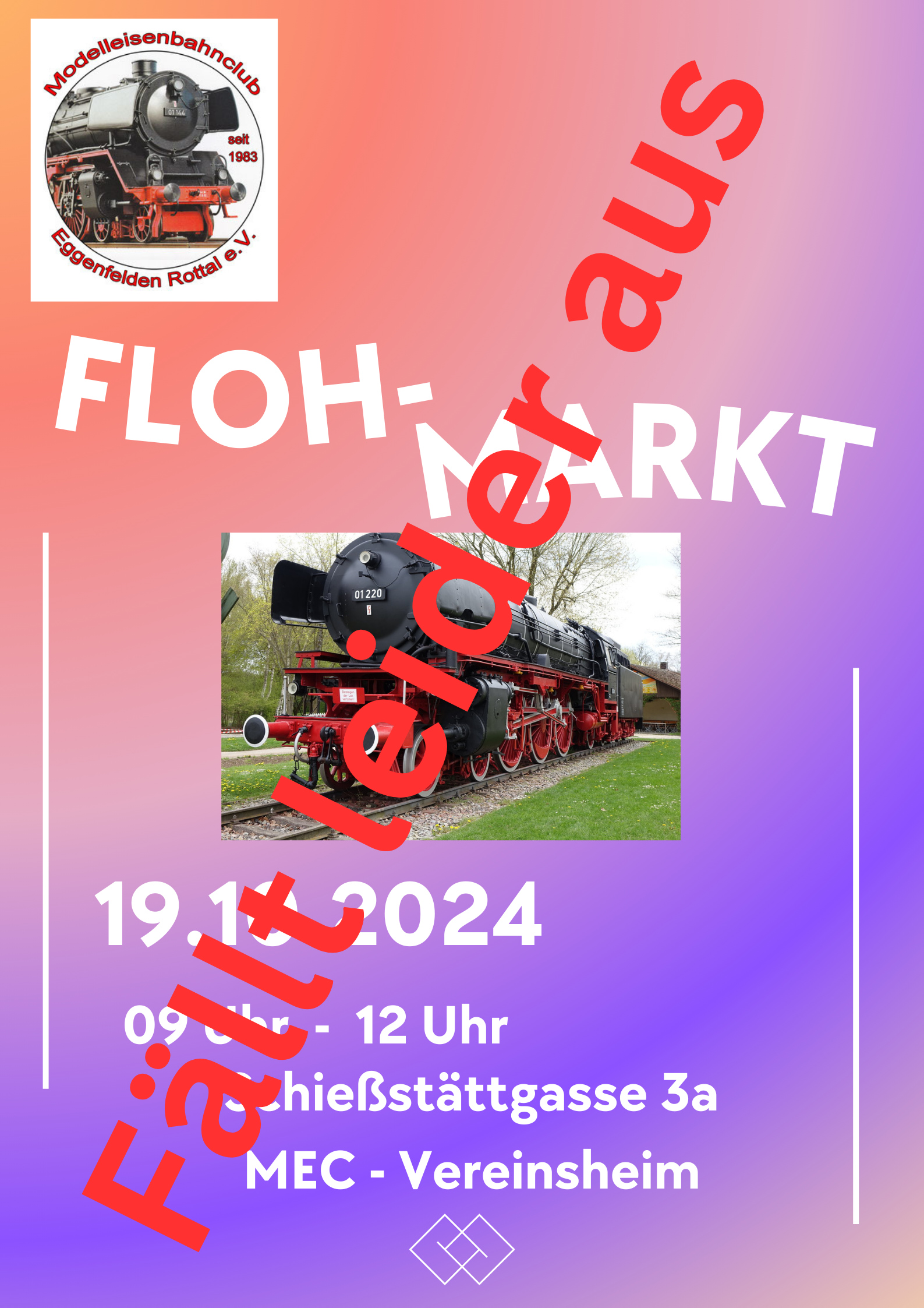 20241019 MEC Flohmarkt ausgefallen