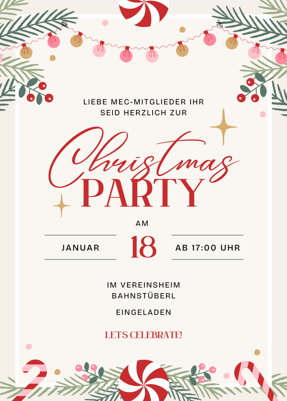 MEC Christmas Party Invitation